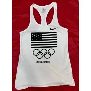 2016 Nike Olympics Rio De Janeiro Tank Top 100% Cotton - Size XS